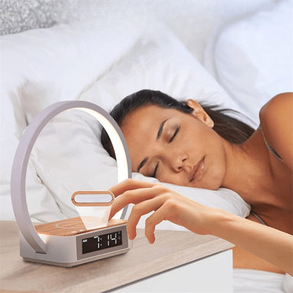 Horloge Réveil Lampe et Chargeur Trois en Un